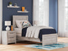 Broachmyn Twin Panel Bed - Gray