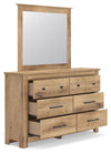 Makidern Dresser and Mirror - Tan