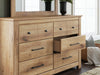Makidern Dresser and Mirror - Tan