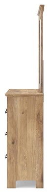 Makidern Dresser and Mirror - Tan