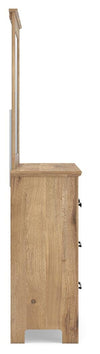 Makidern Dresser and Mirror - Tan