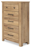 Makidern Chest of Drawers - Tan
