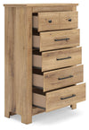 Makidern Chest of Drawers - Tan