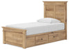 Makidern Twin Panel Storage Bed - Tan (PCB1170B30)