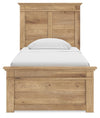 Makidern Twin Panel Storage Bed - Tan (PCB1170B30)