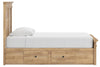 Makidern Twin Panel Storage Bed - Tan (PCB1170B30)