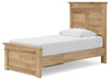 Makidern Twin Panel Storage Bed - Tan (PCB1170B26)