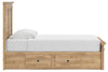 Makidern Twin Panel Storage Bed - Tan (PCB1170B26)