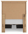 Makidern Twin Panel Storage Bed - Tan (PCB1170B38)
