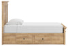 Makidern Twin Panel Storage Bed - Tan (PCB1170B38)