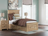 Makidern Twin Panel Storage Bed - Tan (PCB1170B38)