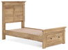 Makidern Twin Panel Storage Bed - Tan (PCB1170B22)