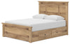 Makidern Queen Panel Storage Bed - Tan (PCB1170B8)