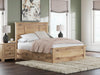 Makidern Queen Panel Storage Bed - Tan