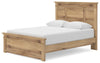 Makidern Queen Panel Storage Bed - Tan