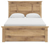 Makidern Queen Panel Storage Bed - Tan