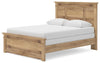 Makidern Queen Panel Bed - Tan