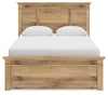 Makidern Queen Panel Bed - Tan