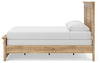 Makidern Queen Panel Bed - Tan