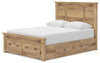 Makidern Queen Panel Storage Bed - Tan (PCB1170B11)