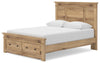 Makidern Queen Panel Storage Bed - Tan (PCB1170B10)