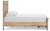 Makidern Queen Panel Storage Bed - Tan (PCB1170B4)