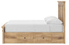 Makidern Full Panel Storage Bed - Tan (PCB1170B31)