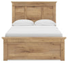 Makidern Full Panel Storage Bed - Tan (PCB1170B27)