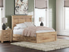 Makidern Full Panel Storage Bed - Tan (PCB1170B27)