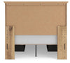 Makidern Full Panel Storage Bed - Tan