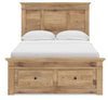 Makidern Full Panel Storage Bed - Tan