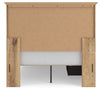 Makidern Full Panel Storage Bed - Tan (PCB1170B35)