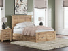 Makidern Full Panel Storage Bed - Tan (PCB1170B35)