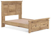 Makidern Full Panel Storage Bed - Tan (PCB1170B23)