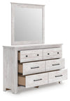 Makidern Dresser and Mirror - Whitewash