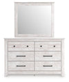 Makidern Dresser and Mirror - Whitewash