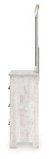 Makidern Dresser and Mirror - Whitewash