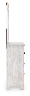 Makidern Dresser and Mirror - Whitewash
