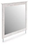 Makidern Bedroom Mirror - Whitewash