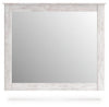 Makidern Bedroom Mirror - Whitewash