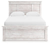Makidern Queen Panel Storage Bed - Whitewash (PCB1171B7)