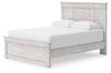 Makidern Queen Panel Storage Bed - Whitewash (PCB1171B16)