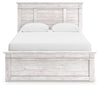 Makidern Queen Panel Storage Bed - Whitewash (PCB1171B16)