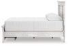 Makidern Queen Panel Storage Bed - Whitewash (PCB1171B4)