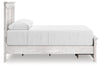 Makidern Queen Panel Storage Bed - Whitewash (PCB1171B4)