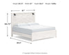 Gerridan King Panel Bed - White/Gray (B1190B9)
