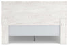 Gerridan King Panel Bed - White/Gray