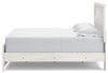 Gerridan King Panel Bed - White/Gray