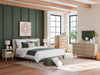Cielden King Upholstered Bed with Roll Slats