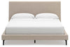 Cielden California King Upholstered Bed with Roll Slats
